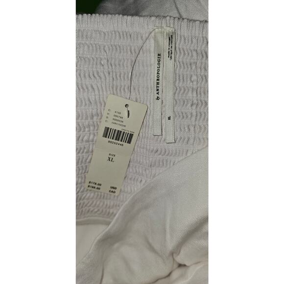 NWT By Anthropologie Sleeveless Square-Neck Linen Button Wrap Midi Dress $178 XL - Picture 8 of 8